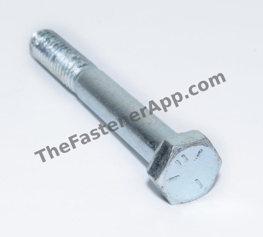 5/16-18 X 2 1/2 HCS GR.5 ASTM F1941-10 FE/ZN 8A