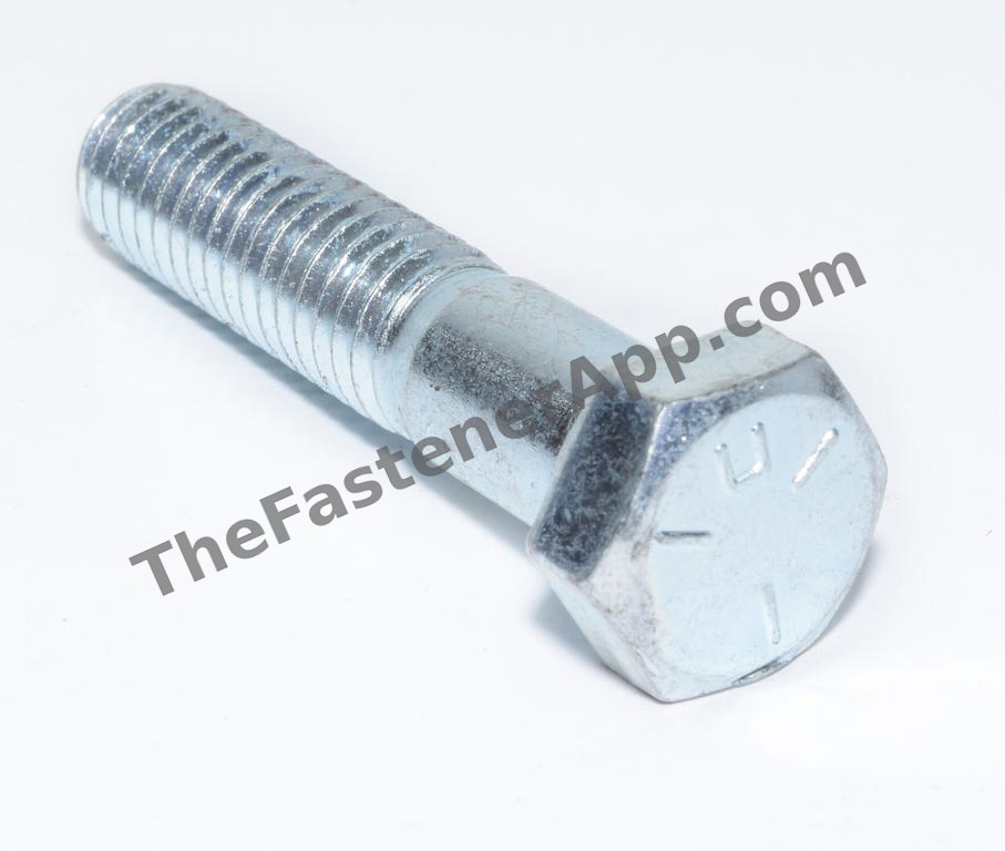 3/8-16 X 1 3/4 HCS GR.5 ASTM F1941-10 FE/ZN 8A