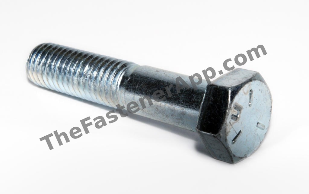 1/2-13 X 2 1/2 HCS GR.5 ASTM F1941-10 FE/ZN 8A