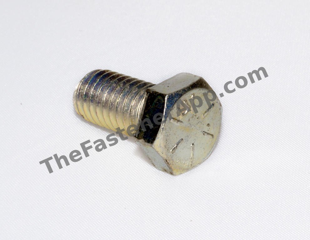 3/8"-16 x 3/4" Grade 8 Hex Cap Screw Yellow Zinc