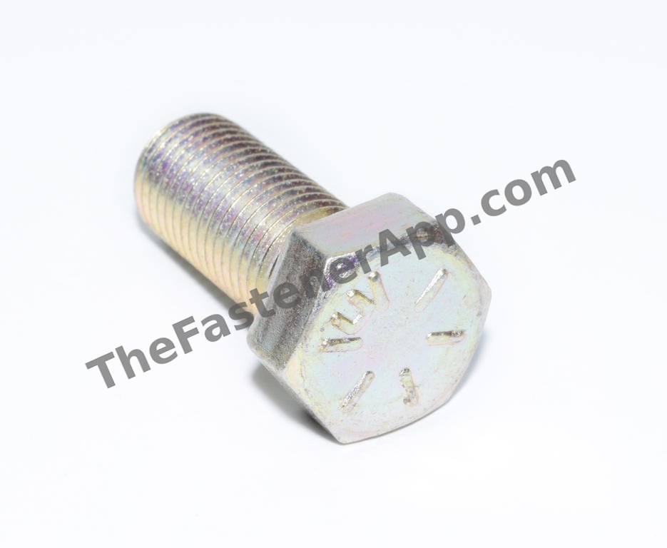 3/8-24 X 1 HCS GR 8 ASTM F1941-10 FE/ZN 8C