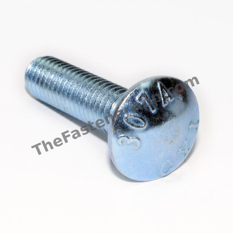 3/8-16 x 1 1/2 Zinc Plated Carriage bolt