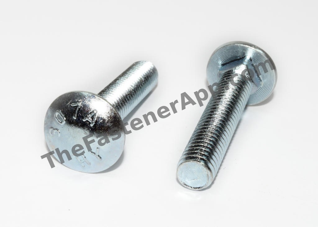 GR2 CARRIAGE BOLT 3/8-16X2 Z1