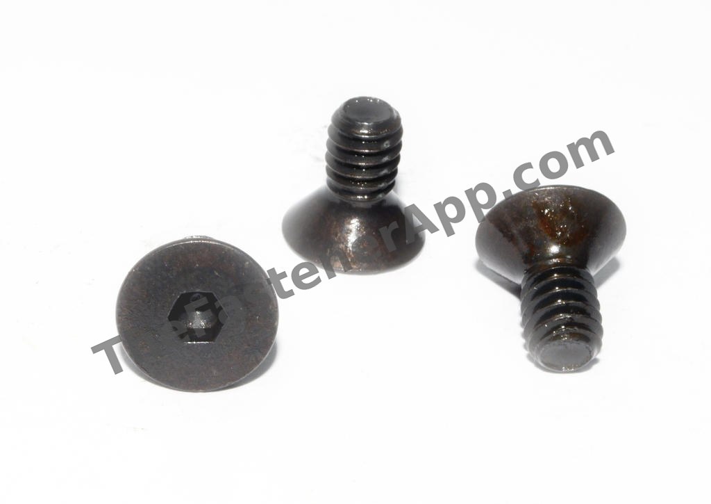 FLAT HD SOC CAP SCREW 1/4-20X1-1/4 BL OX046104