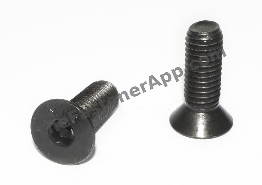 FLAT HD SOC CAP SCREW 8-32X1/2 BL OX