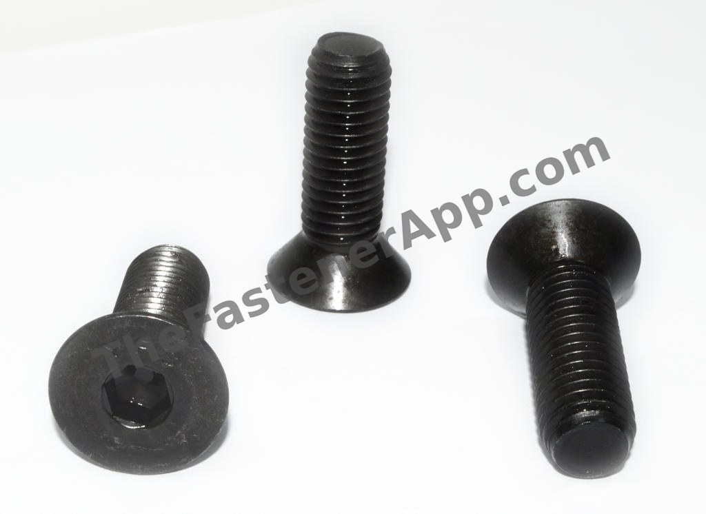 FLAT HD SOC CAP SCREW 5/8-11X2 BL OX