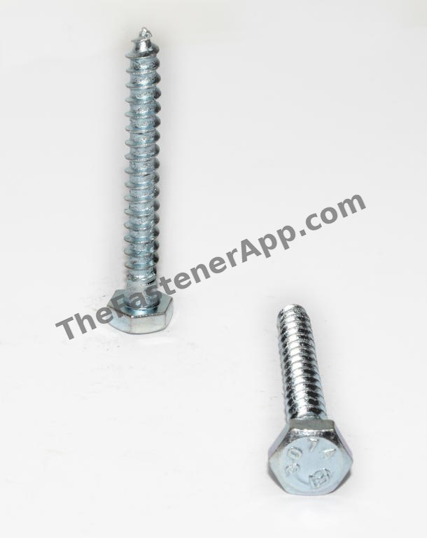 LAG SCREW ZINC 1/4X3