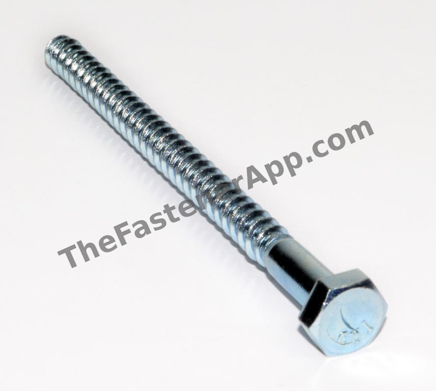 LAG SCREW 1/4X4 Zinc
