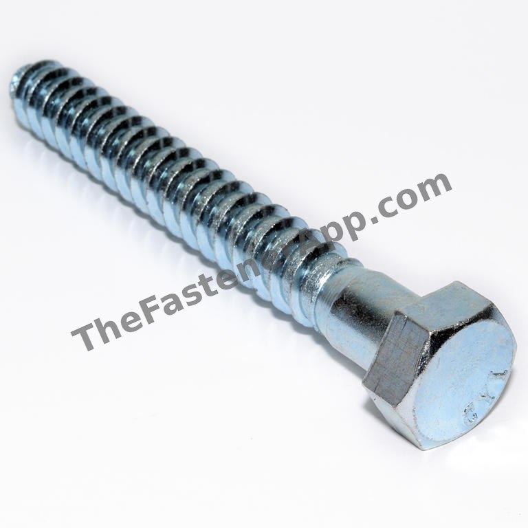HEX LAG SCREW 1/2X4 ZINC