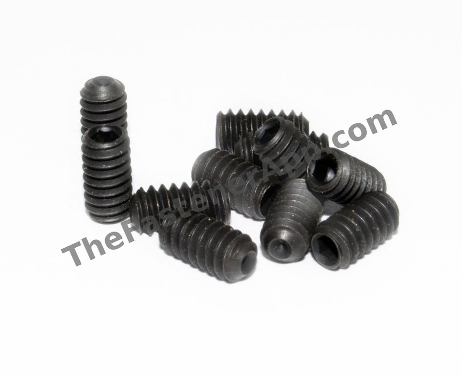 SOC SET SCREW CUP PT 10-24X3/8 BLK OX