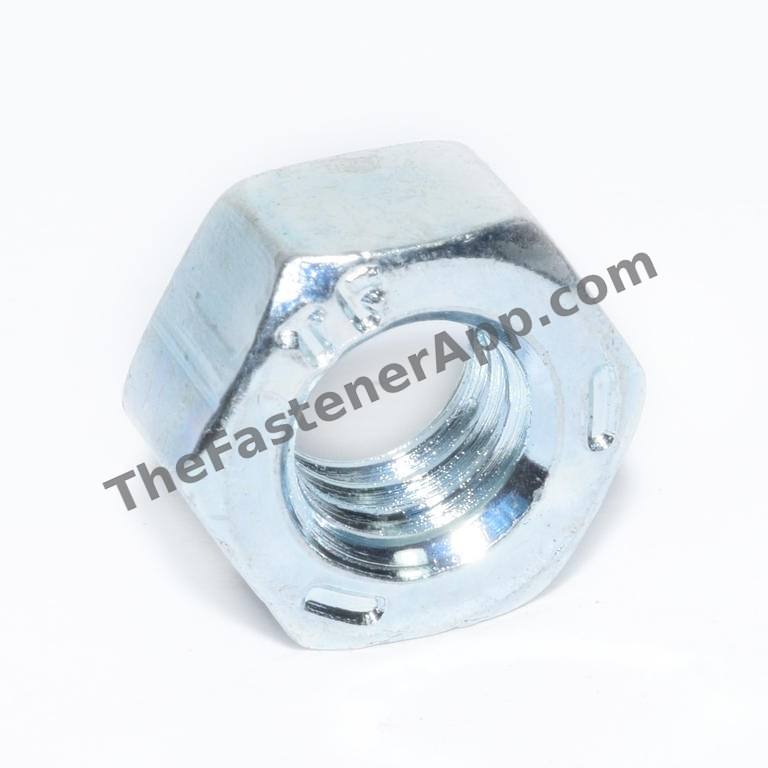 USA MADE GR5 FINISHED HEX NUT 5/16-18 ZINC