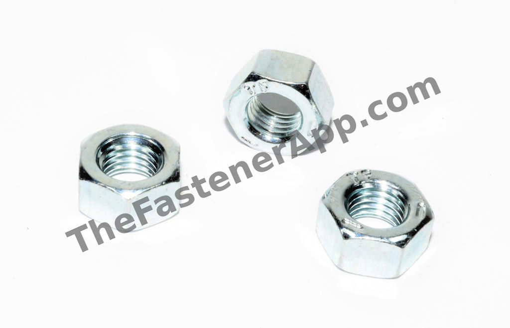 5/16-24 HEX FINISH NUT GR.5 ZP