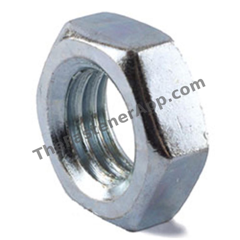 FINISHED HEX JAM NUT 3/4-10 ZINC
