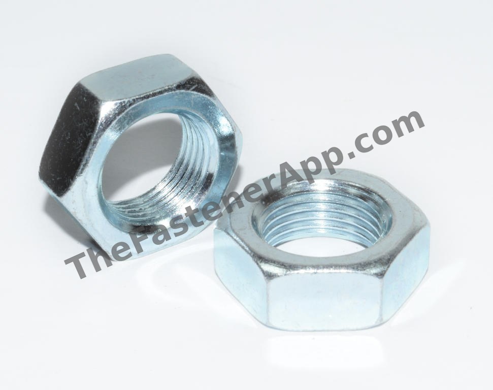 FINISHED HEX JAM NUT 3/4-16 ZINC
