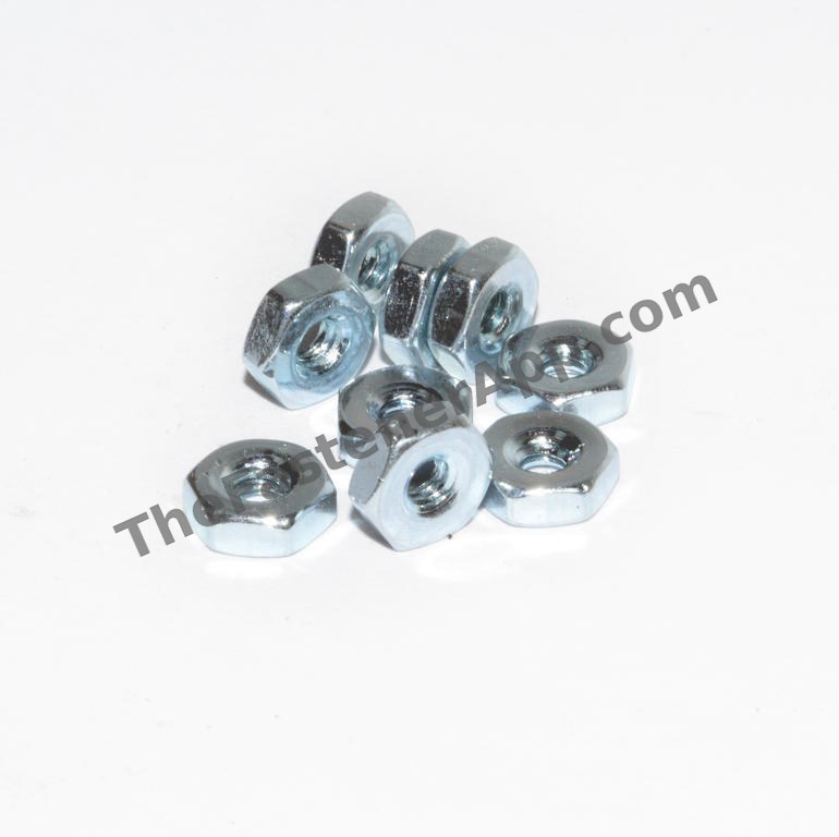 6-32 Zinc Plated Machine Screw Nut