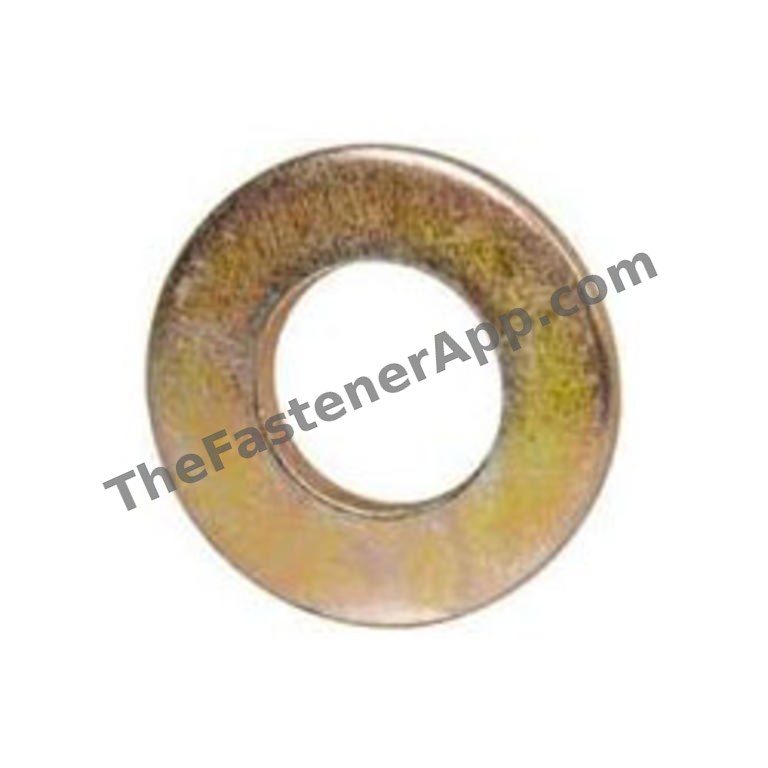 USA MADE FLATWASHER USS 1-1/4 ZINC/YELLOW