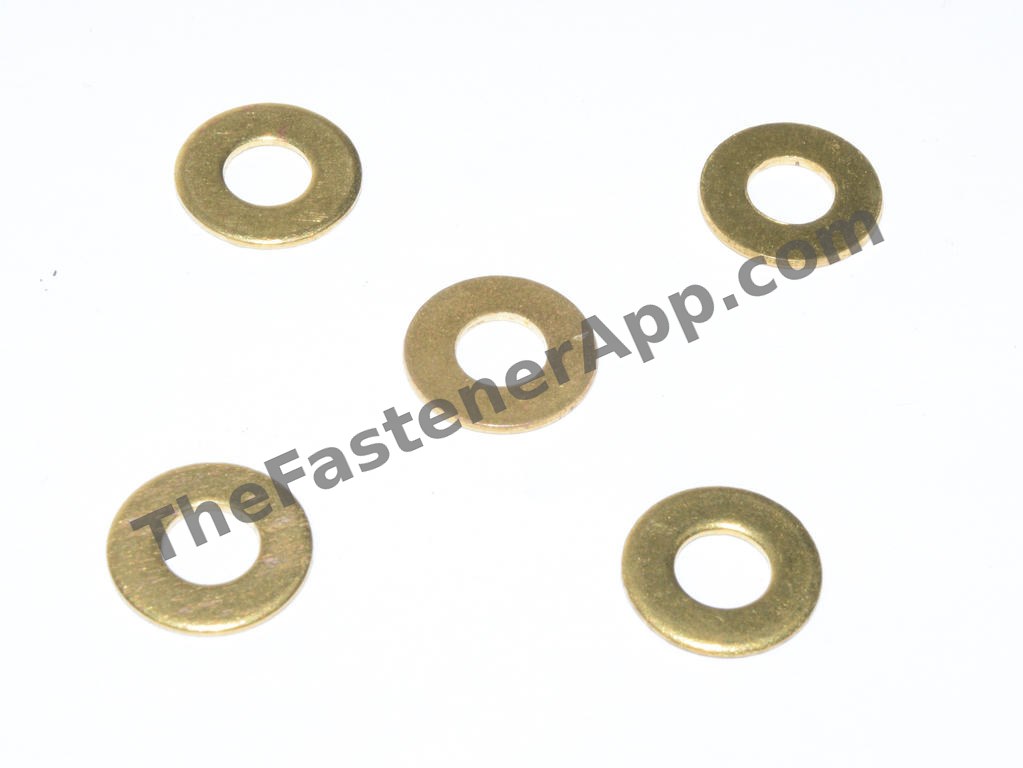 BRASS FLAT WASHER 4