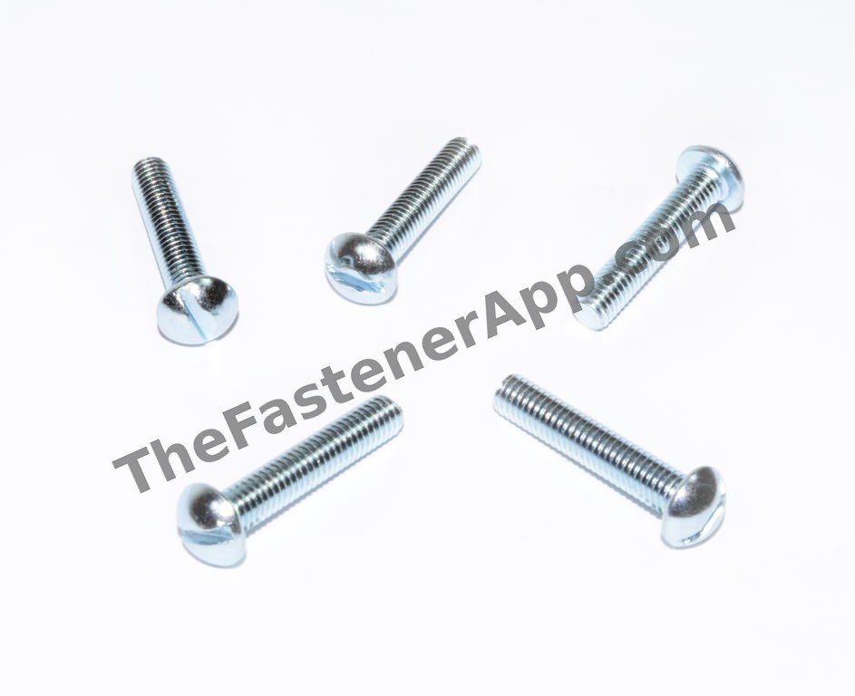 SLOT ROUND HD MACH SCREW 10-24X3/4 Z1