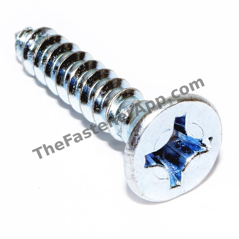 PHILLIPS FLAT WOOD SCREW 10X1
