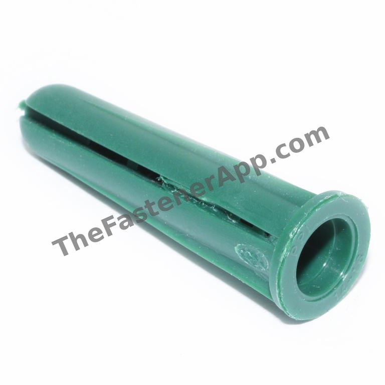 TAPERED PLASTIC ANCHOR 3/16X3/4X#4-#6
