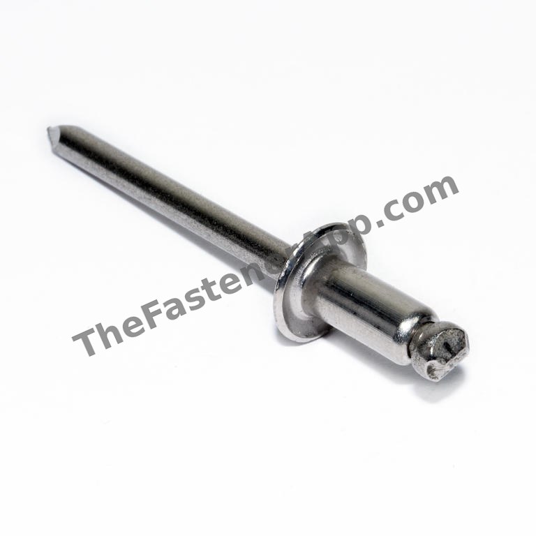 SS BUTTON HD RIVET 1/8X5/16-3/8