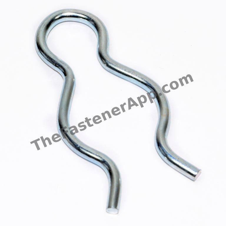 HAIR PIN CLIP 7/8X .105 ZINC