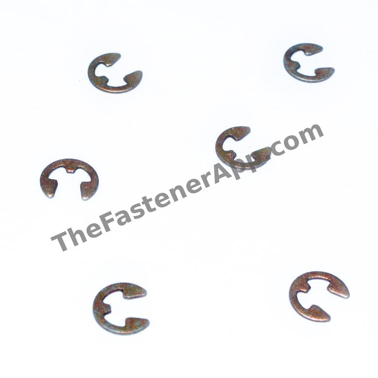 E TYPE RETAINING RING 9/64 ZINC/YELLOW