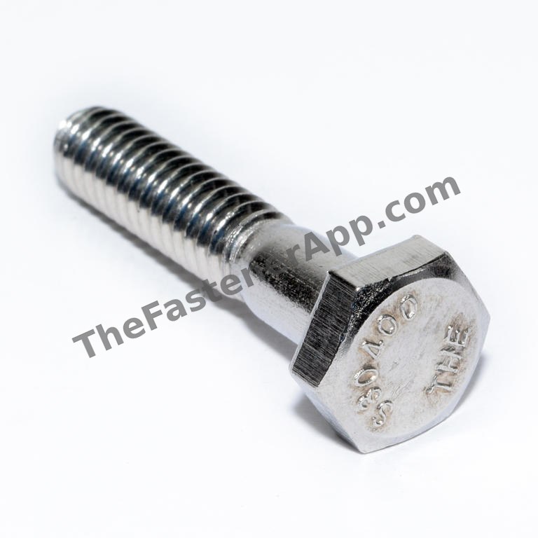 1/4"-20 x 1-1/2" 18-8 Stainless Steel Hex Cap Screw