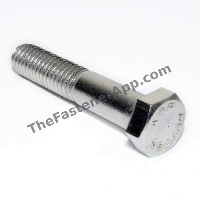 3/8"-16 x 2" 18-8 Stainless Steel Hex Cap Screw