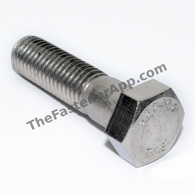 304 SS HEX CAP SCREW 5/8-11X2-1/2