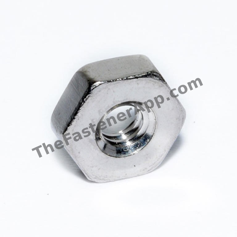 316SS MACHINE HEX NUT SS 10-32 3/8" HEX PATTERN