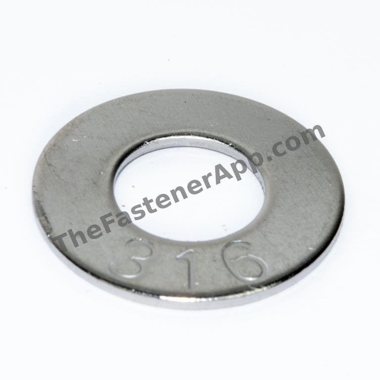 316 SS FLAT WASHER 3/8