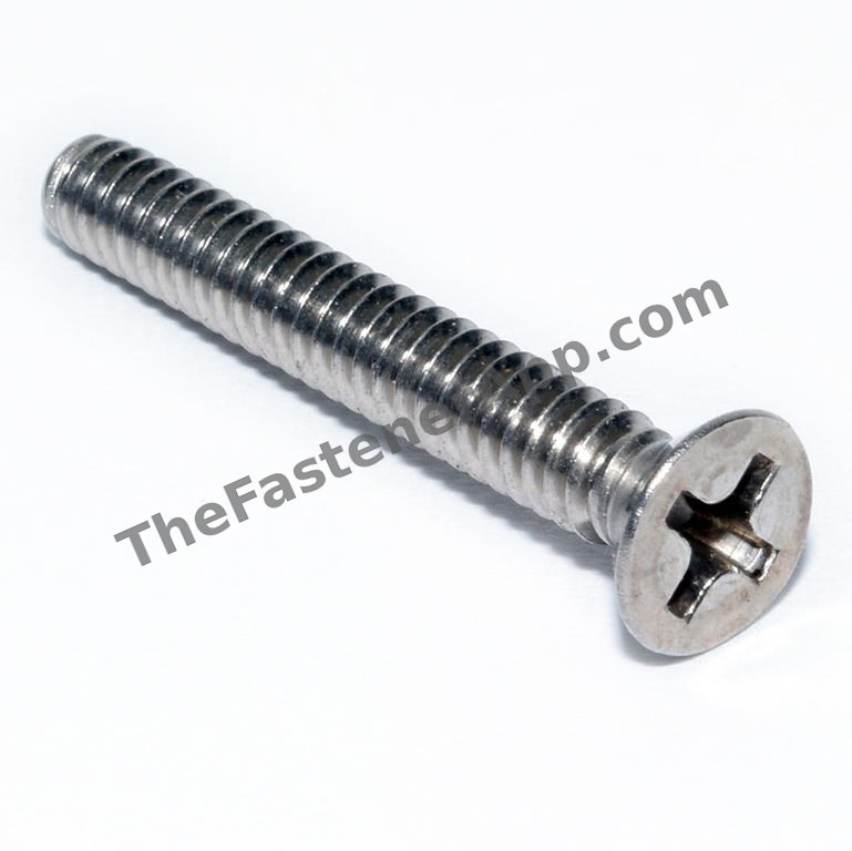 18-8 SS PHIL FLAT HD MACH SCR 10-24X1/2