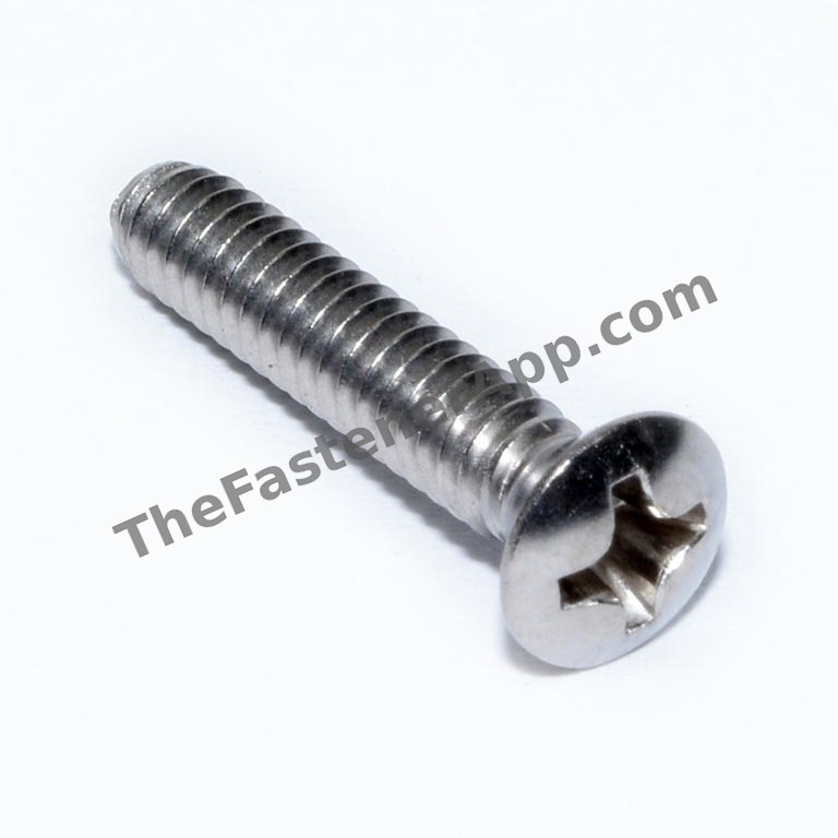 18-8 SS PHIL OVAL HD MACH 10-24X1/2