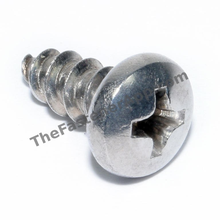 #10 x 1/2" Stainless Steel Phillis Pan Head Sheet Metal Screw