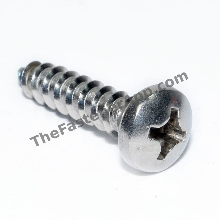 18-8 SS PHIL PAN TAPPING SCREW 12X1 - SHEET METAL
