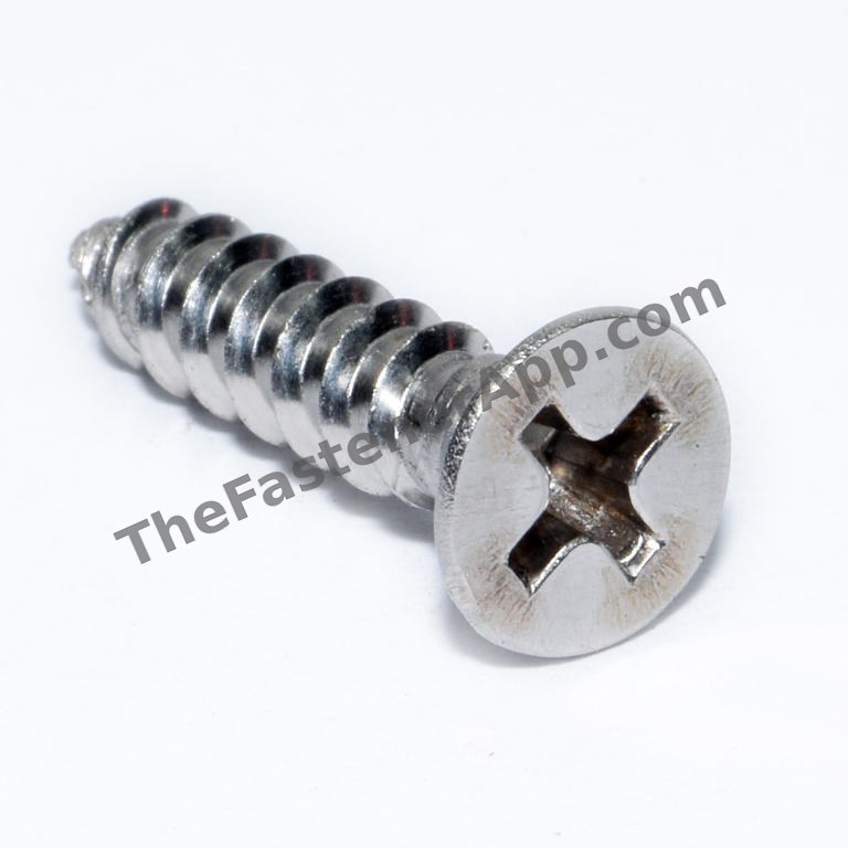18-8 SS PHIL OVAL TAPPING 14X1 - SHEET METAL