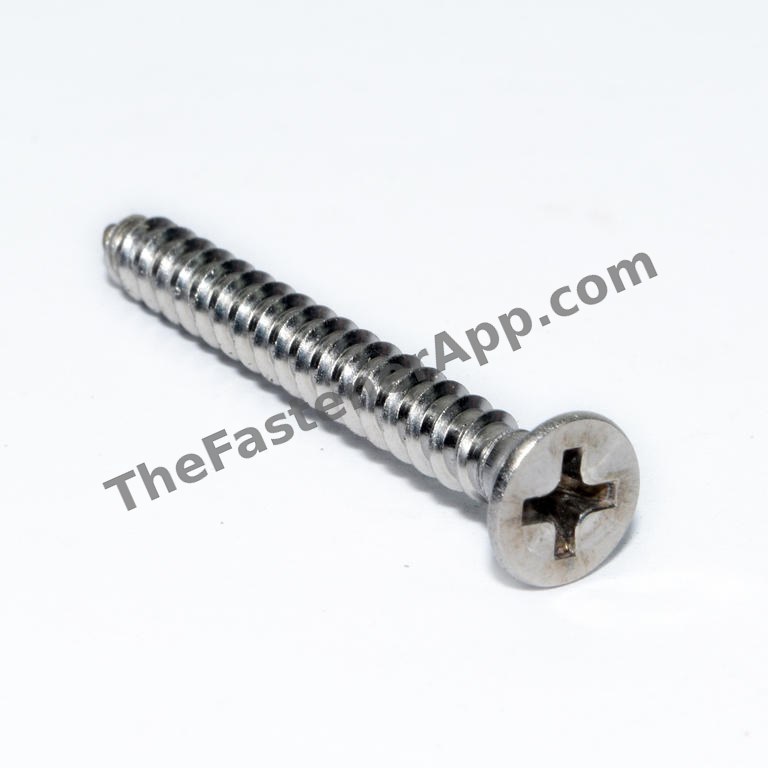 18-8 SS PHIL FLAT TAPPING 8X1 - SHEET METAL
