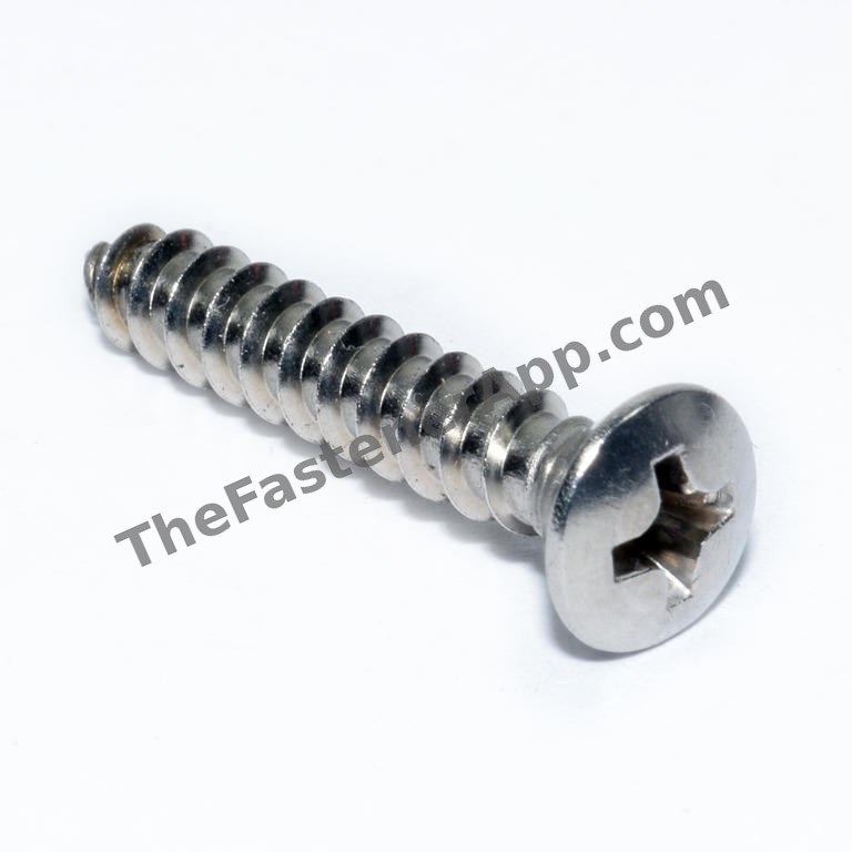 18-8 SS PHIL OVAL TAPPING 8X3/4 - SHEET METAL
