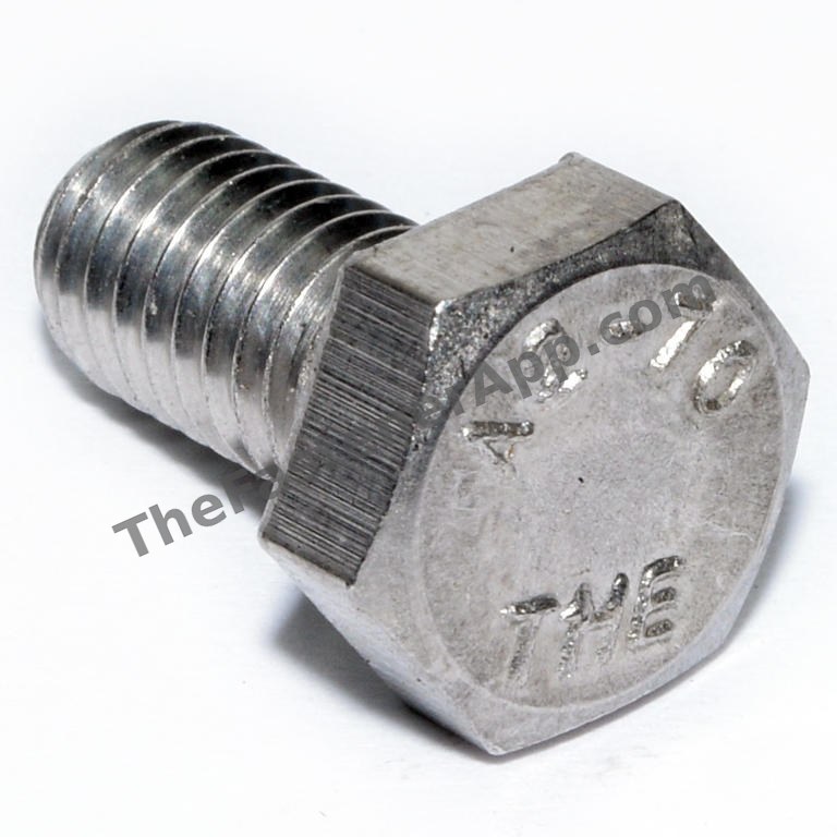 304 SS MET HEX CAP SCREW M6X1.0PX12MM