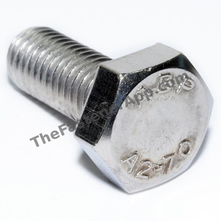304 SS MET HEX CAPSCREW M10X1.50PX70MM FULLY THREADED