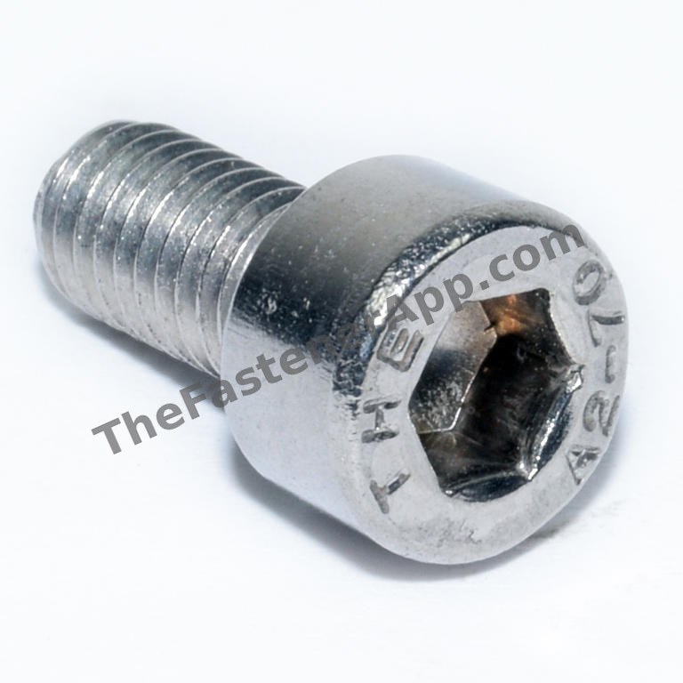 SS MET LOW PROFILE SOCKET CAPSCREW M5X.8PX10MM3MM HEAD