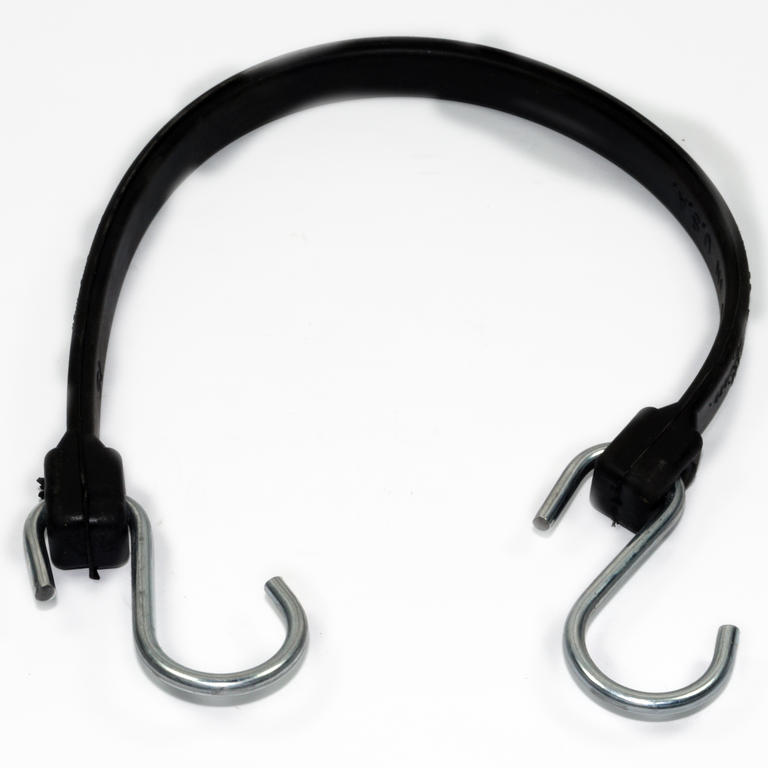 RUBBER STRAP W/ STEEL HOOK 14" bungee