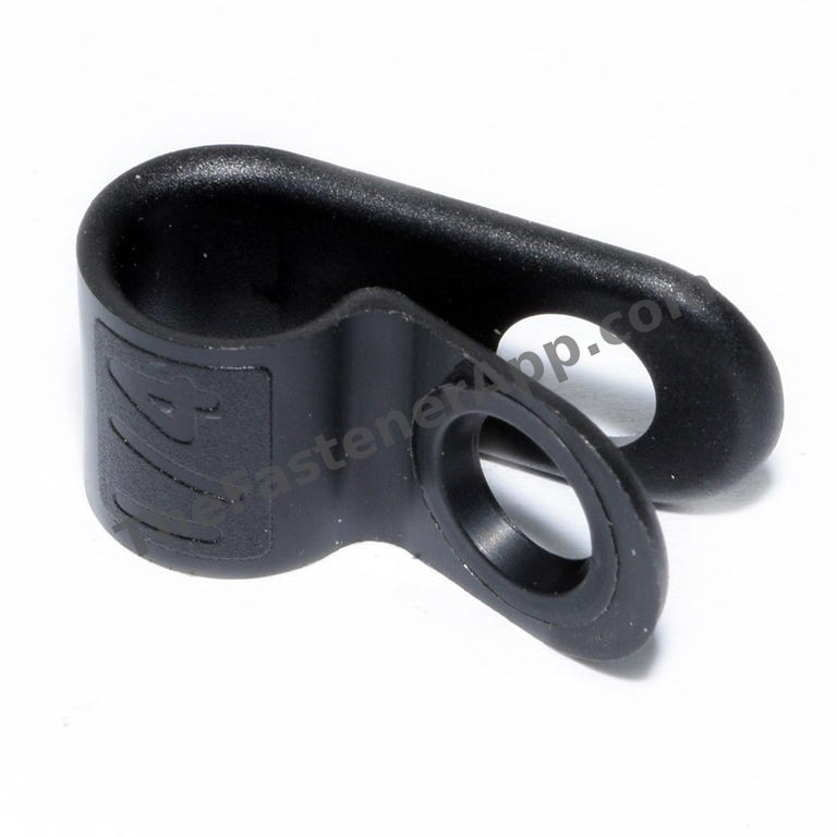 1/4" Black Cable Clamp