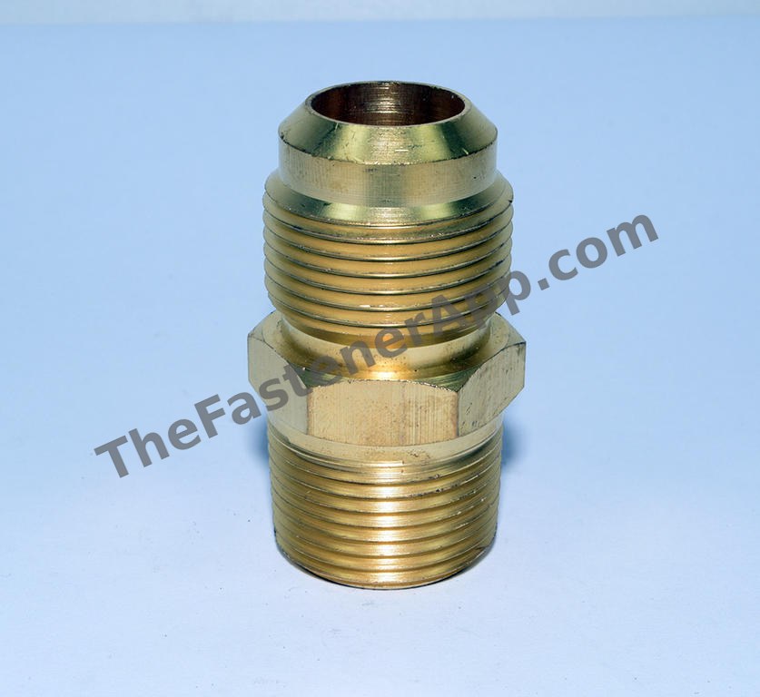 SAE FLARED MALE CONNECTOR 3/4TUBEX1/2PIPE