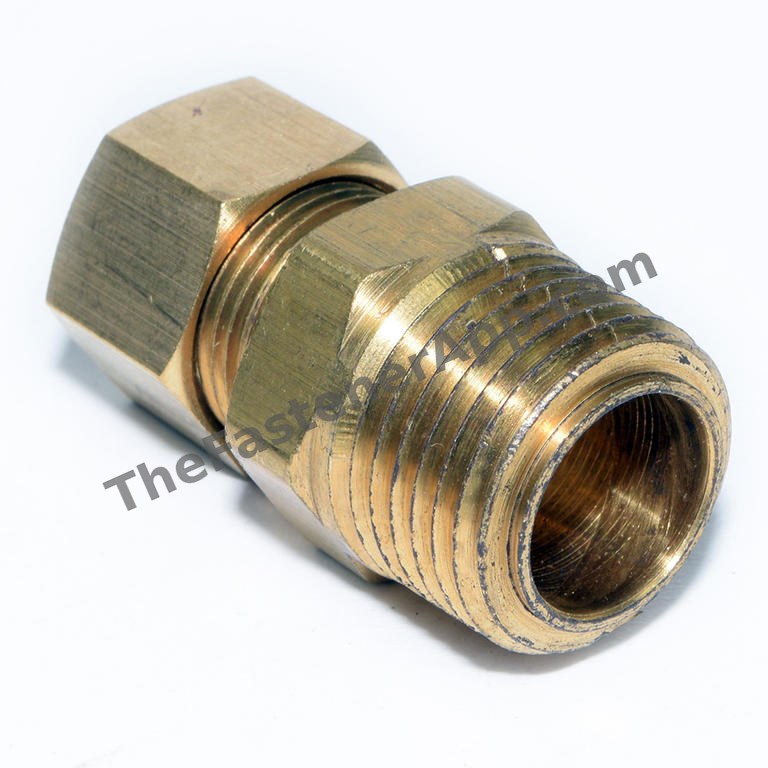 COMPRESSION MALE CONNECTOR 3/8TUBEX3/8MPT 68X6X6