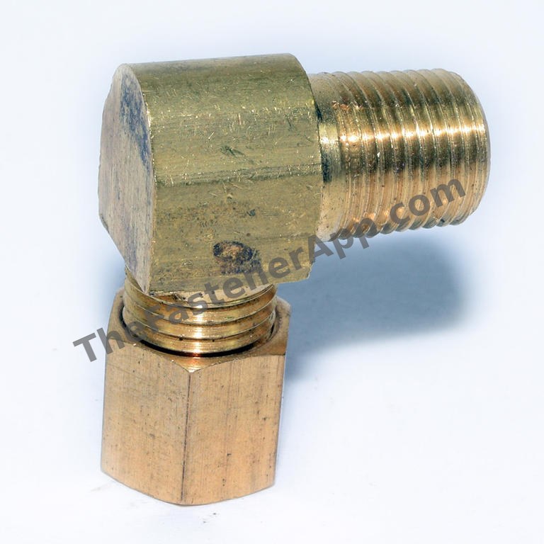 SAE FLARED MALE ELBOW 3/16TUBEX1/8MPT 49X3