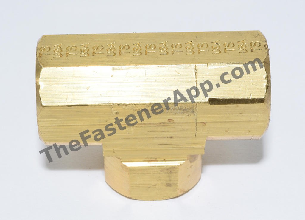 BRASS PIPE TEE 3/8FPT 3700X6
