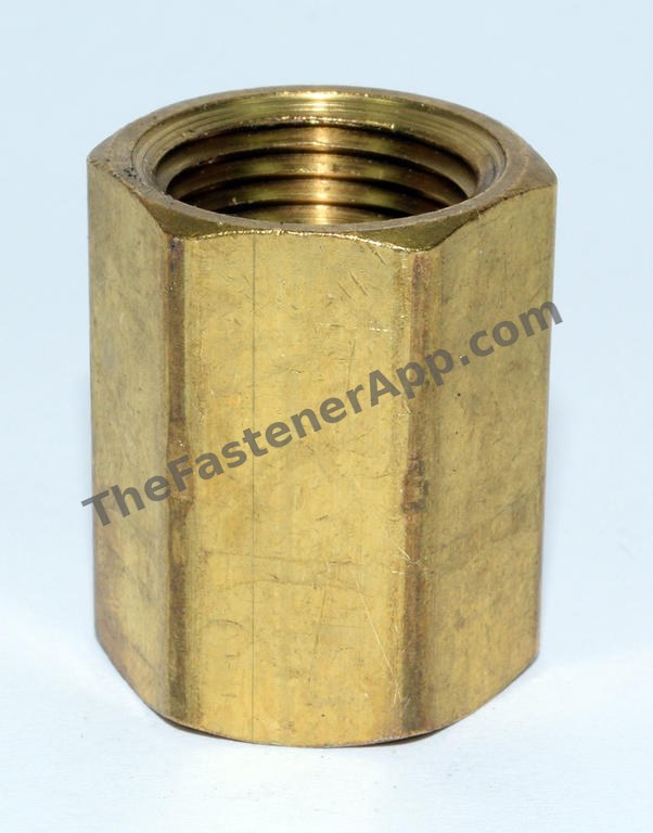 BRASS PIPE COUPLING 3/8FPT 3300X6