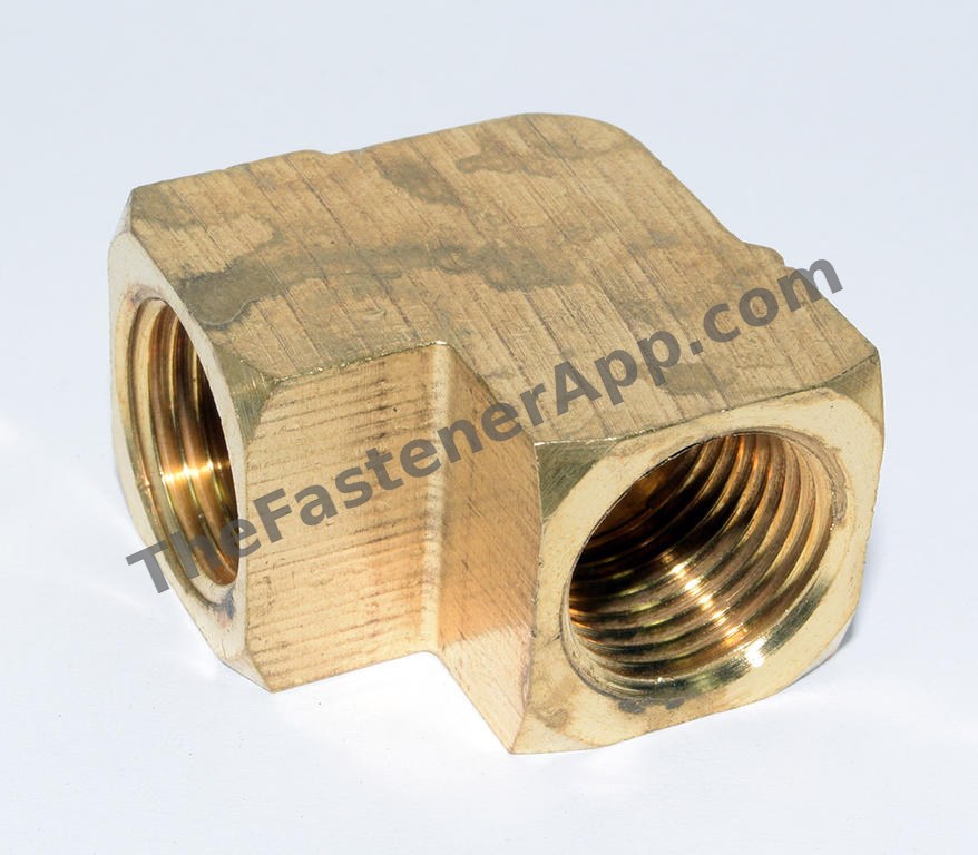 BRASS 90DEG ELBOW PIPE FITTING 3/8FPT 3500X6